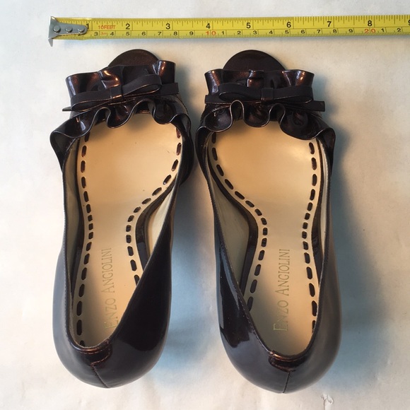 Enzo Angiolini Eamielee Copper Opened Toe Heels - Picture 5 of 6